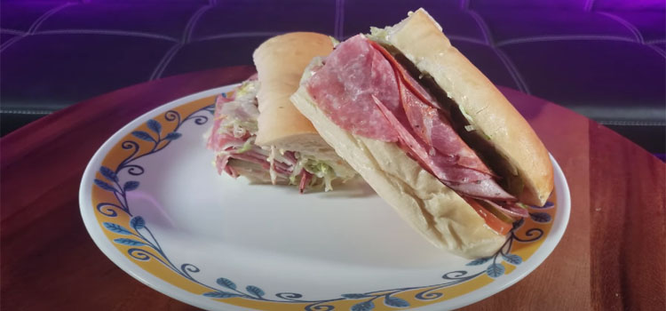 Jimmy John's  Italian Night Club Sandwich on a Plate