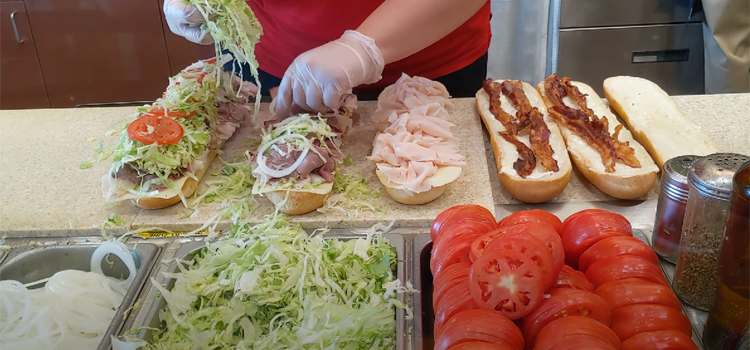 Crew Making Jersey Mike's Subs