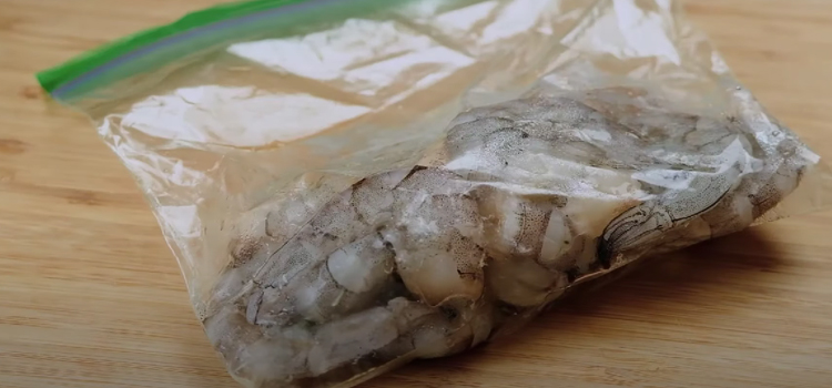 Frozen Shrimp on a Ziploc