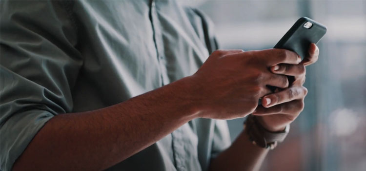 Man Using Mobile Phone